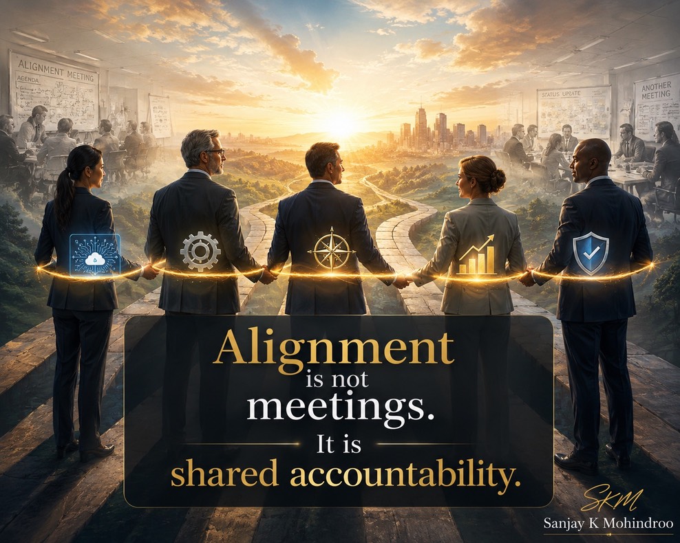 Alignment is not meetings. It is shared accountability 