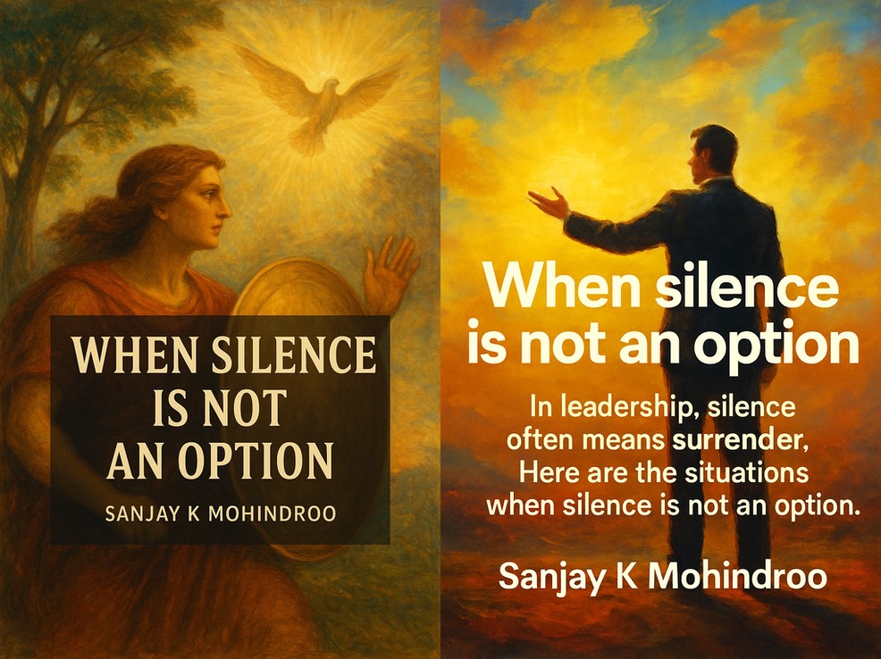 When Silence Is Not an Option